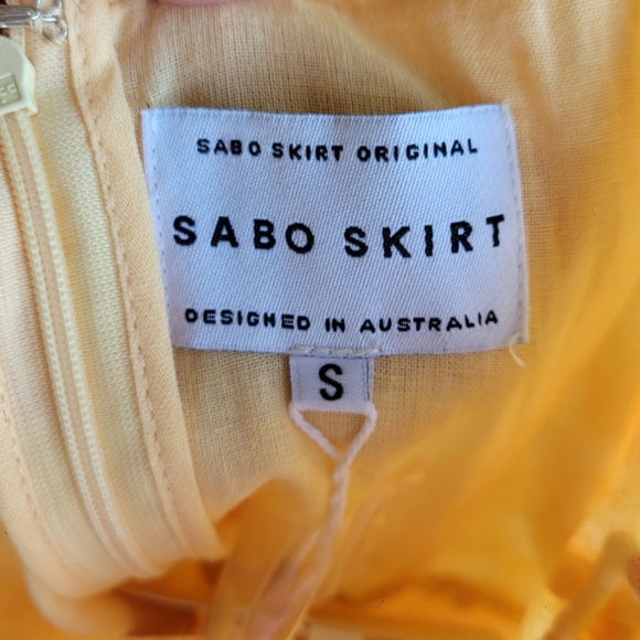 NEW! Sabo Skirt "Tasja Dress" in autumn floral ~ size S ~ wedding guest perfect - Picture 6 of 9